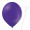 Luftballon „Standard“, Größe S (ø ca. 27 cm) in royallila mit Ballonhalte-Drahtstab