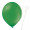 Luftballon „Standard“, Größe M (ø ca. 30 cm) in tannengrün mit Ballonhalte-Drahtstab