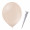 Luftballon „Standard“, Größe M (ø ca. 30 cm) in alabaster mit FUNNYBLOON® "BASIC"