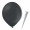 Luftballon „Standard“, Größe M (ø ca. 30 cm) in anthrazit mit FUNNYBLOON® "BASIC"