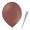 Luftballon „Standard“, Größe M (ø ca. 30 cm) in rostrot mit FUNNYBLOON® "BASIC"