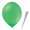 Luftballon „Standard“, Größe M (ø ca. 30 cm) in dunkelgrün mit FUNNYBLOON® "BASIC"