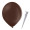 Luftballon „Standard“, Größe M (ø ca. 30 cm) in kakaobraun mit FUNNYBLOON® "BASIC"