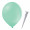 Luftballon „Standard“, Größe M (ø ca. 30 cm) in mintgrün mit FUNNYBLOON® "BASIC"