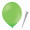 Luftballon „Standard“, Größe M (ø ca. 30 cm) in mittelgrün mit FUNNYBLOON® "BASIC"
