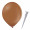 Luftballon „Standard“, Größe M (ø ca. 30 cm) in mokka mit FUNNYBLOON® "BASIC"