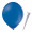 Luftballon „Standard“, Größe L (ø ca. 33 cm) in royalblau mit FUNNYBLOON® "BASIC"