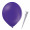 Luftballon „Standard“, Größe L (ø ca. 33 cm) in royallila mit FUNNYBLOON® "BASIC"
