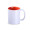Sublimationsbecher "Tomek Art Solid", 300 ml, weiß, orange