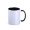 Sublimationsbecher "Tomek Art Duo Solid", 300 ml, weiß, schwarz