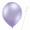 Luftballon „Metallic“, Größe S (ø ca. 27 cm) in lavendel mit Ballonhalte-Drahtstab