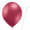 Luftballon „Metallic“, Größe S (ø ca. 27 cm) in pflaume mit Ballonhalte-Drahtstab