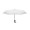 UMKRAB Windproof Regenschirm 21", weiß