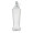 BITER Faltbare Wasserflasche 500ml, transparent weiß