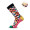 FUNNY L Socken 43-46, fuchsia