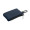 GUARDO Schlüsseletui PU mit Karabiner, marineblau