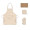 GALA SET Küchen-Set recy. Baumwolle, beige