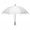 GRUSA Regenschirm mit ABS Griff, weiß