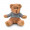 JOHNNY Teddybär mit Hoody , grau