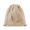 MOIRA DUO Beutel mit Kordelzug recycelt, beige