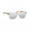 ALOHA Sonnenbrille mit Bambus, silber glänzend