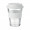 ASTOGLASS Glas Becher 350 ml, weiß