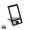 SnapStand faltbarer Telefonständer aus RCS recyceltem ABS, schwarz