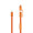 Arc RCS 60W 120cm 2-in-1 Schnellladekabel, orange