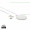 10W Wireless Charger aus RCS Standard recyceltem Kunststoff, weiß