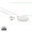 10W Wireless Charger aus RCS Standard recyceltem Kunststoff, weiß