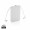 5.000 mAh Powerbank mit integriertem Kabel, weiß