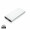 18W PD Powerbank mit 10.000 mAh aus Aluminium, silber