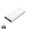 18W PD Powerbank mit 10.000 mAh aus Aluminium, silber