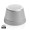 Nivio magnetischer 5W-Speaker aus RCS recyceltem Aluminium, silber