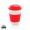 Wiederverwendbarer Kaffeebecher 270ml, rot