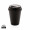 Wiederverwendbarer doppelwandiger Kaffeebecher 300ml, schwarz