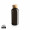 RCS rPET Flasche mit Bambus-Deckel, schwarz