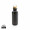 RCS rPET Flasche with Bambusdeckel und Griff, schwarz