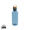 RCS rPET Flasche with Bambusdeckel und Griff, blau