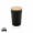 GRS rPP-Becher mit Bambusdeckel, schwarz