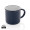 Vintage Keramiktasse, 280ml, navy blau