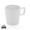 Moderne Keramik Kaffeetasse, 300ml, weiß, weiß