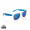Gleam Sonnenbrille aus RCS rec. PC mit verspiegelten Gläsern, blau, weiß