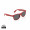 Sonnenbrille aus RCS recyceltem PP-Kunststoff, rot