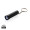 Flash Schlüsselanhänger-Taschenlampe aus RCS rec. Aluminium, schwarz
