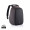 Bobby Hero Regular Anti-Diebstahl-Rucksack, anthrazit, grau
