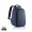 Bobby Hero Small Anti-Diebstahl-Rucksack, navy blau, schwarz