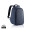 Bobby Hero Small Anti-Diebstahl-Rucksack, navy blau, schwarz