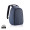 Bobby Hero XL Anti-Diebstahl-Rucksack, navy blau, grau