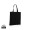 Impact AWARE™ recycelte Baumwolltasche 145gr mit Boden, schwarz